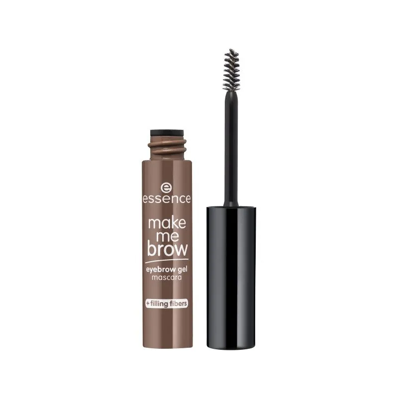 essence gel mascara pentru sprancene Make Me Brow - 02 Browny Brows 