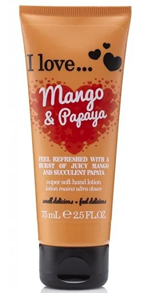 I Love...Cosmetics lotiune de maini - Hand Lotion Mango & Papaya 75 ml 