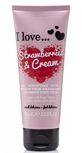 I Love...Cosmetics lotiune de maini - Hand Lotion Strawberries & Cream 75 ml 