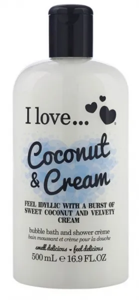 I Love... Cosmetics gel de dus crema - Bath & Shower Coconut & Cream 500 ml 