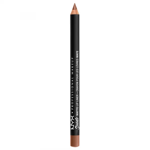 NYX Professional Makeup creion de buze - Suede Matte Lipliner – Soft-Spoken (SMLL04)