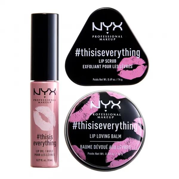 NYX Professional Makeup kit pentru ingrijirea buzelor - Sugar Trip - Lip Treats Set Limited Edition