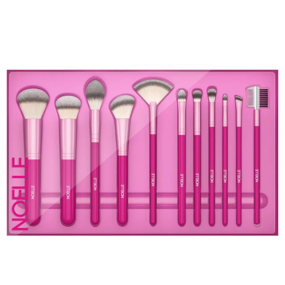 Noelle Brush set pensule de machiaj - Brush Set Rose Gold - 11/1