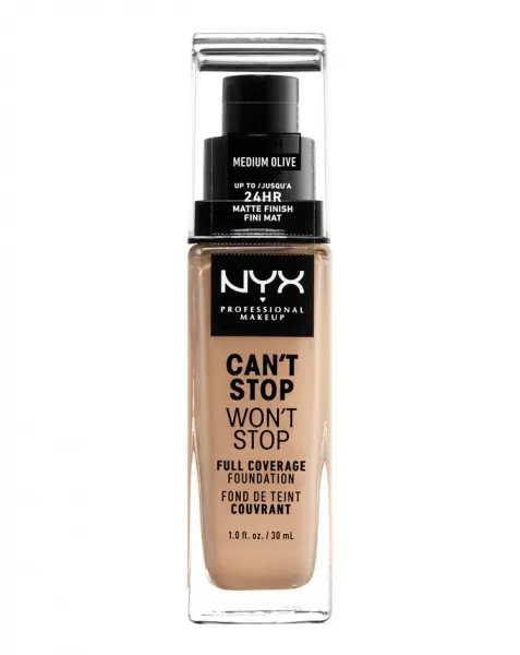 NYX Professional Makeup fond de ten - Can't Stop Won't Stop Full Coverage Foundation - Medium Olive (CSWSF09)