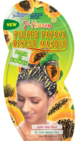 Montagne Jeunesse masca de par  - -  Pulped Papaya Hair Rescue Mask   