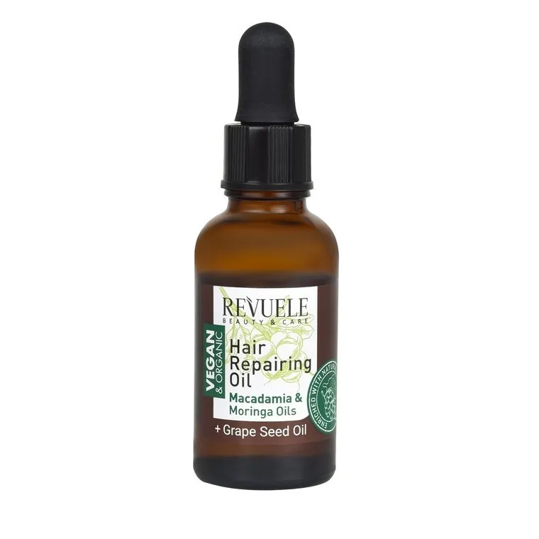 Revuele ulei pentru repararea parului - Hair Repairing Oil Macadamia & Moringa Extracts