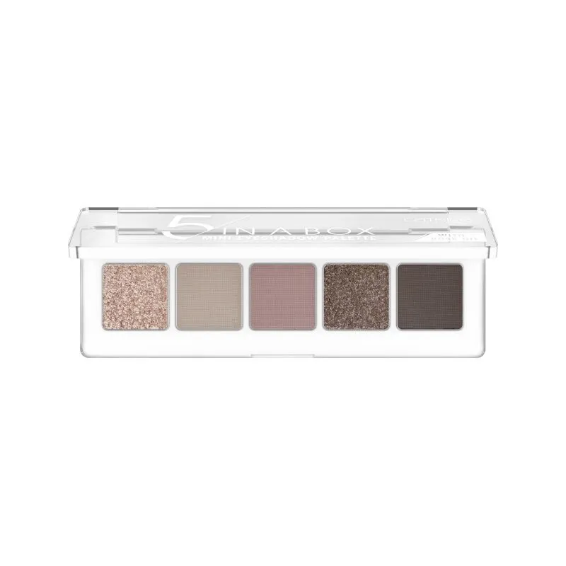 CATRICE 5 In A Box Mini Eyeshadow Palette  - paleta de farduri   020 Soft Rose Look   