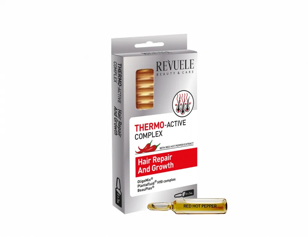 Revuele tratament fiole pentru par - Thermo Active Complex Hair Repair And Growth