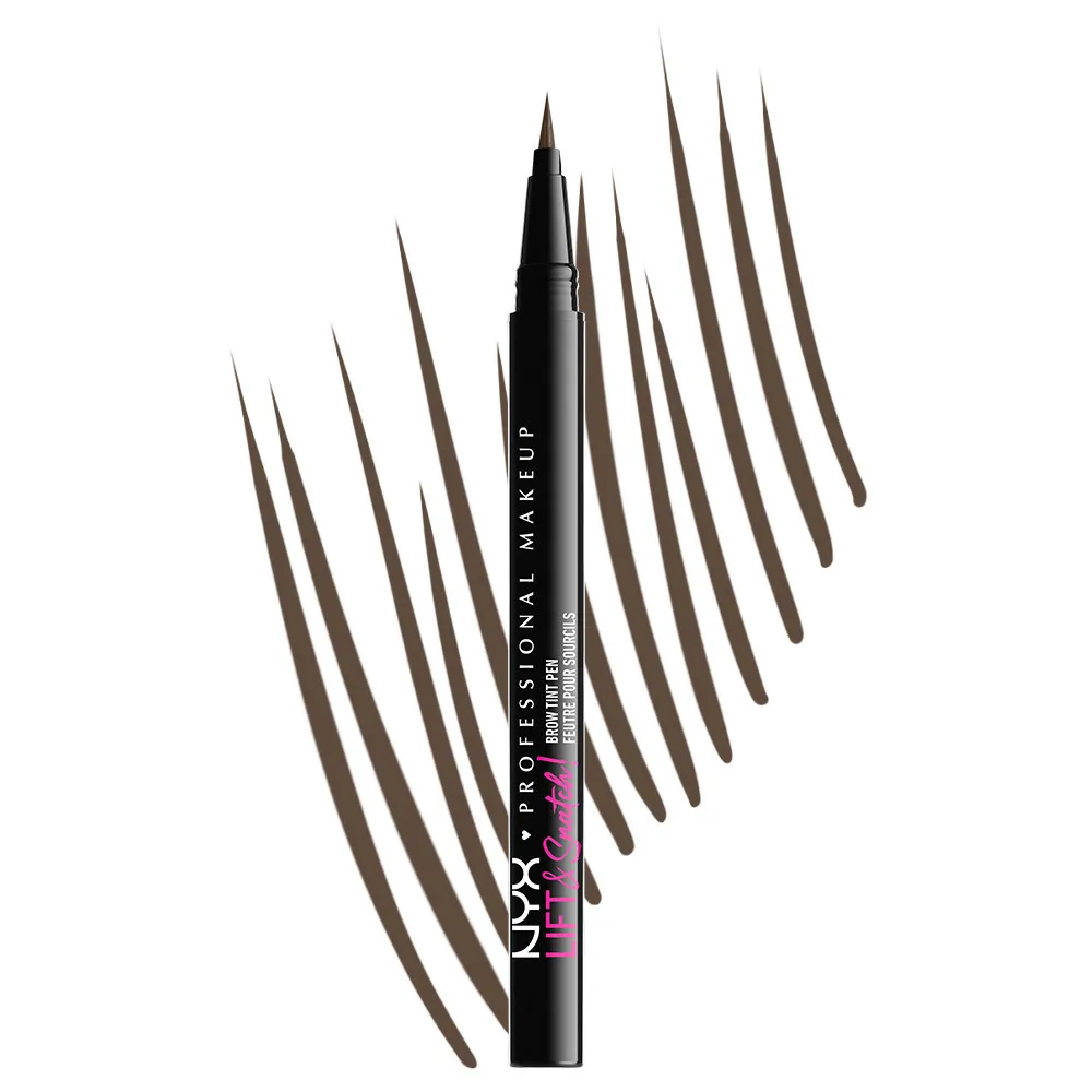 NYX Professional Makeup Lift & Snatch! Brow Tint Pen  - creion de sprancene  06 Ash Brown (LAS06)   