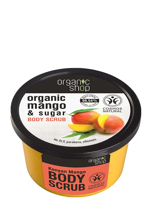 Organic Shop scrub pentru corp - Body Scrub Kenyan Mango (250 ml)