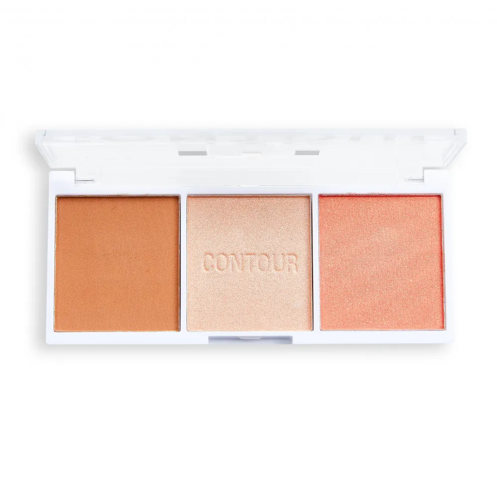 Relove by Revolution Colour Play Contour Trio Palette Sugar - paleta de fata    