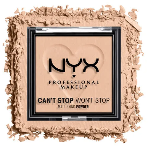 NYX Professional Makeup Can't Stop Won't Stop Mattifying Powder  - pudra pentru ten gras  Light Medium (CSWSM03)   