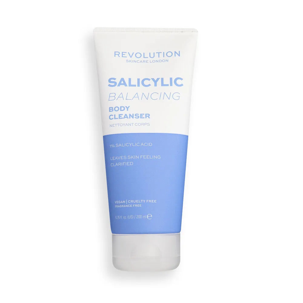 Revolution Skincare crema de curatare pentru corp - 1% Salicylic Acid BHA Balancing Body Cleanser