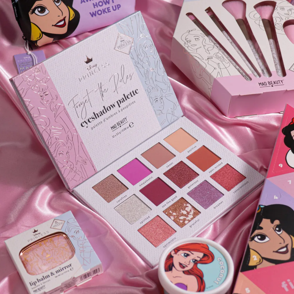 Mad Beauty Disney Ultimate Princess Eyeshadow Palette - paleta de farduri     