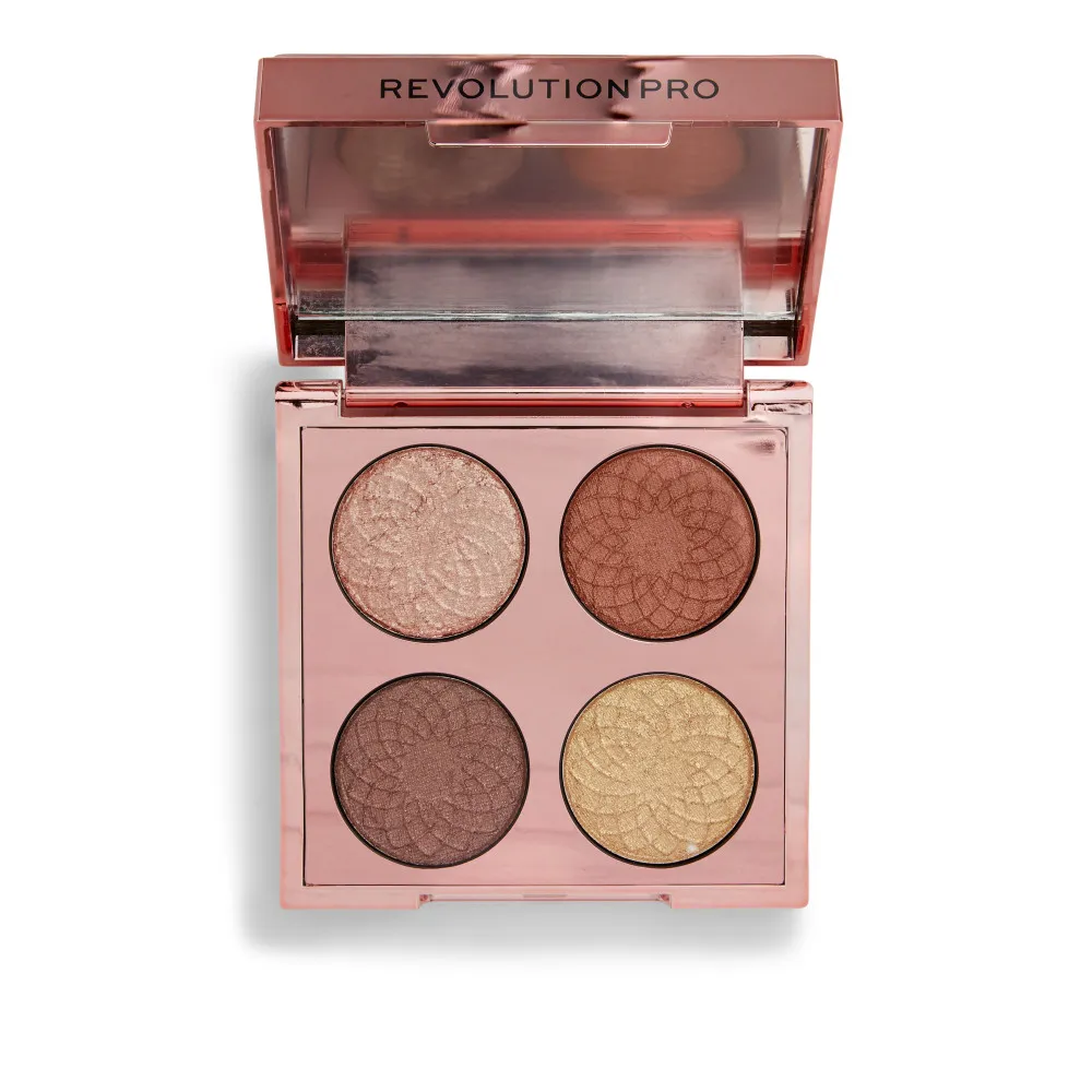 Revolution Pro Eternal Rose Eye Quad  - paleta de farduri   Desert Rose   