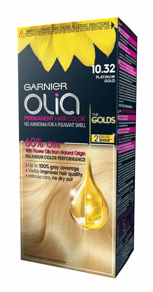 Garnier vopsea de par - Olia Permanent Hair Color - 10.32 Platinum Gold