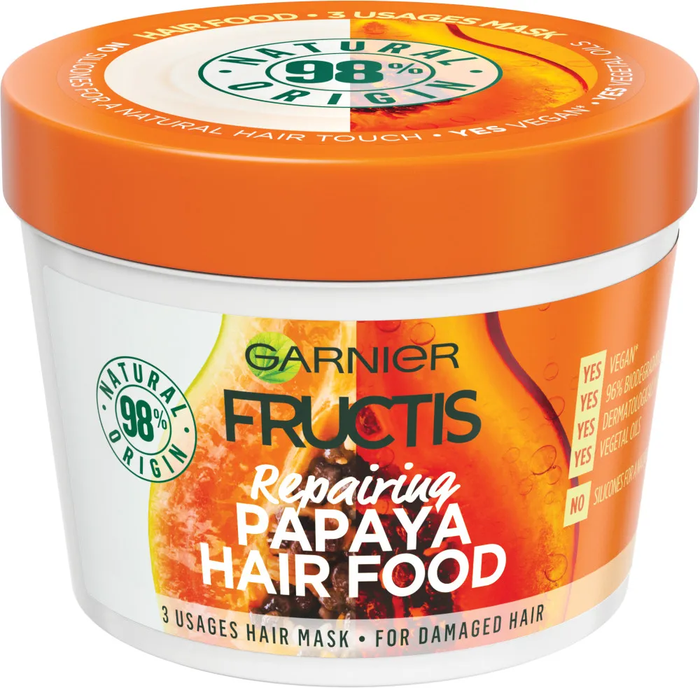 Garnier masca de par - Fructis Hair Food Papaya Mask