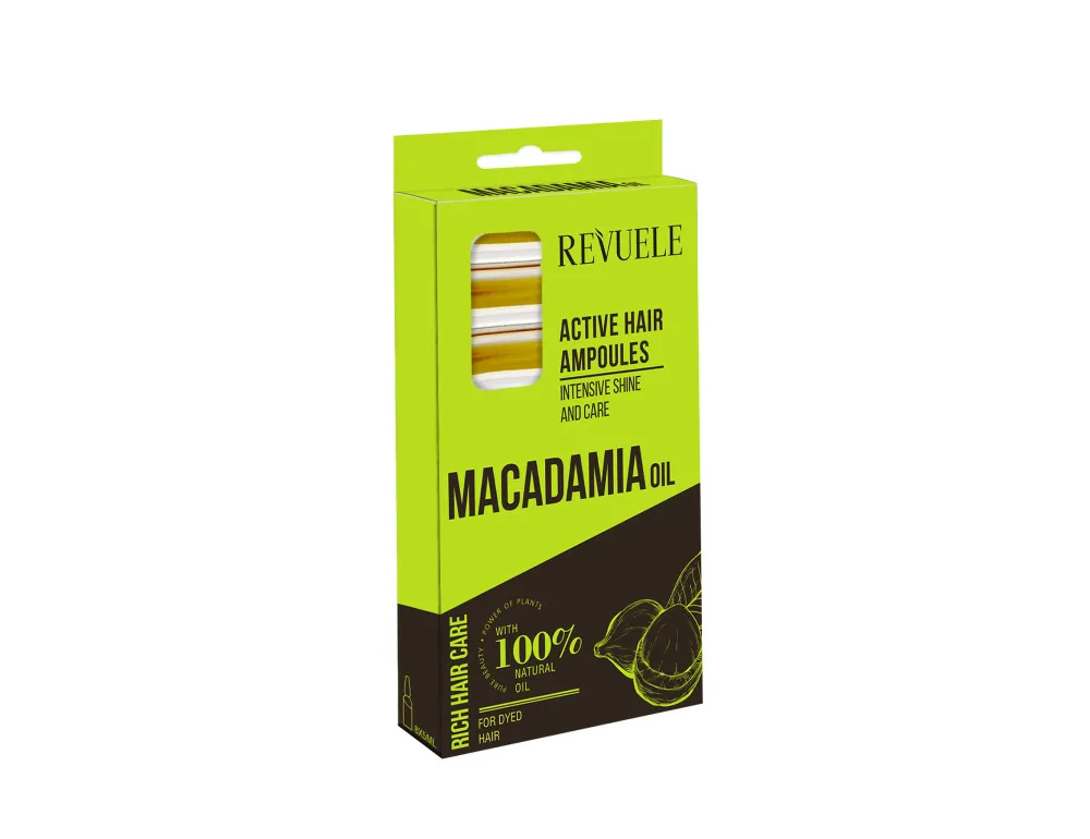 Revuele fiole pentru par - Macadamia Oil Active Hair Ampoules