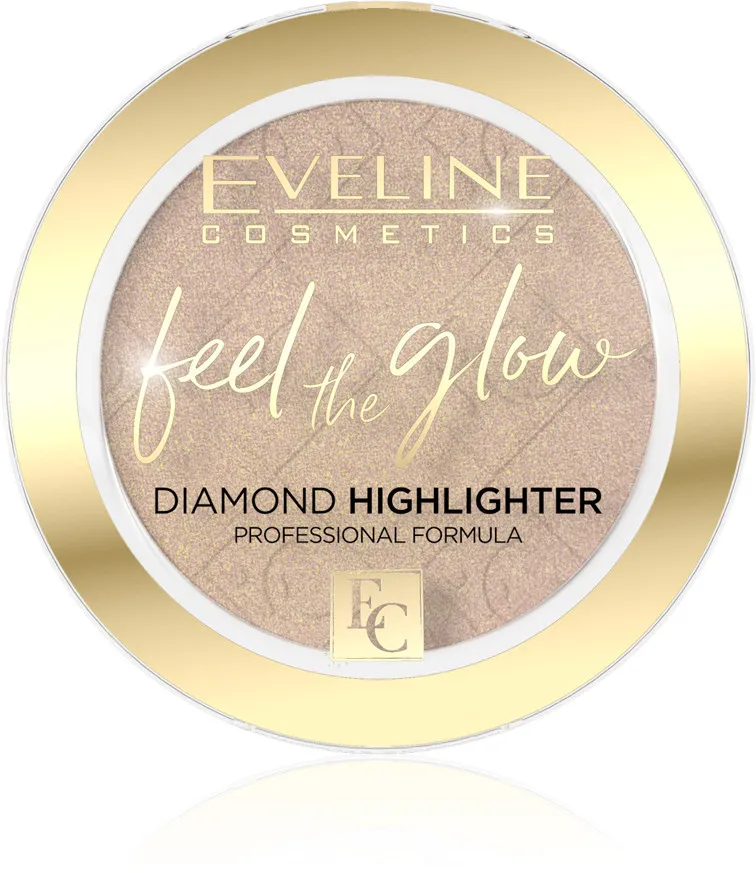 EVELINE COSMETICS Feel The Glow Diamond Highlighter  - iluminator   Beach Glow   