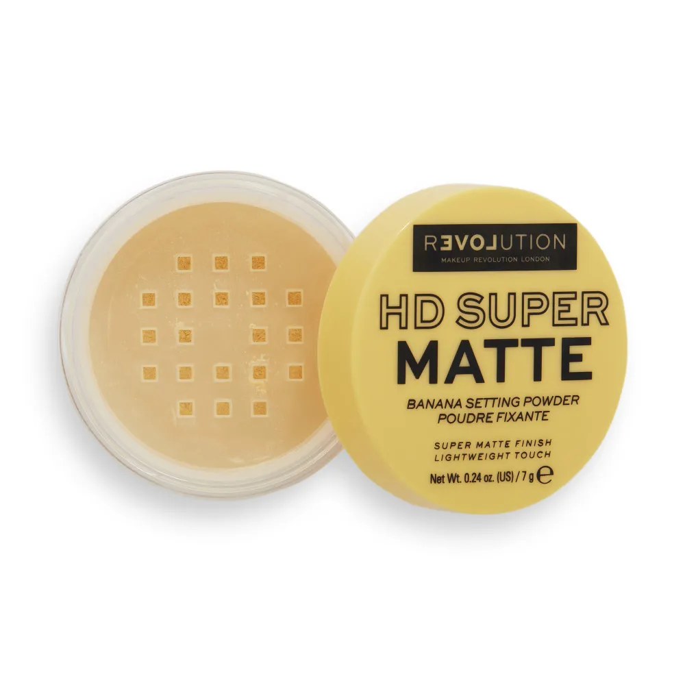 Relove by Revolution HD Super Matte Powder  - pudra matifianta  Banana   