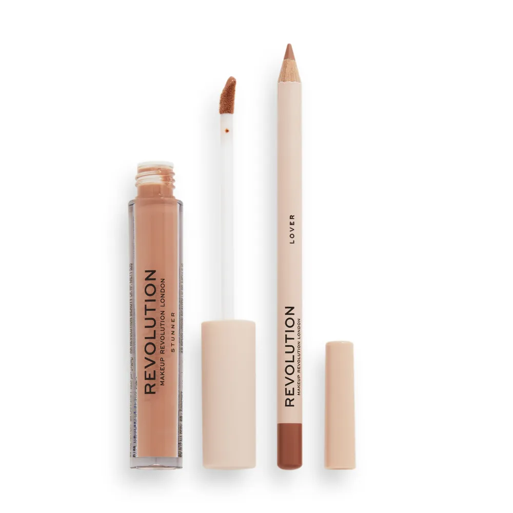 Revolution Lip Contour Kit  - kit pentru buze  Lover   