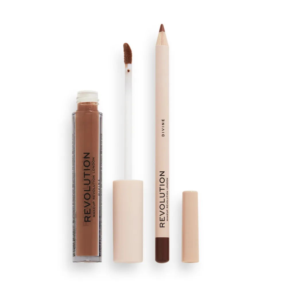 Revolution Lip Contour Kit  - kit pentru buze  Divine   