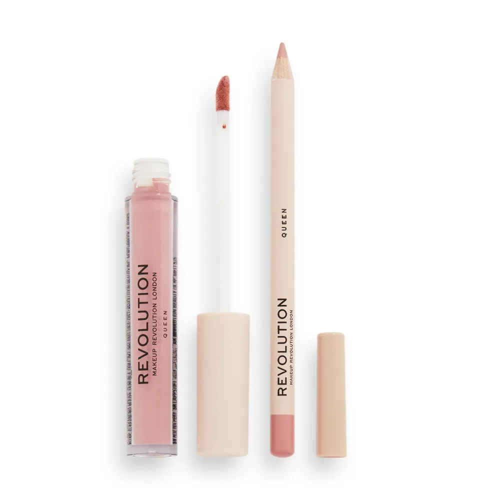 Revolution Lip Contour Kit  - kit pentru buze  Queen   