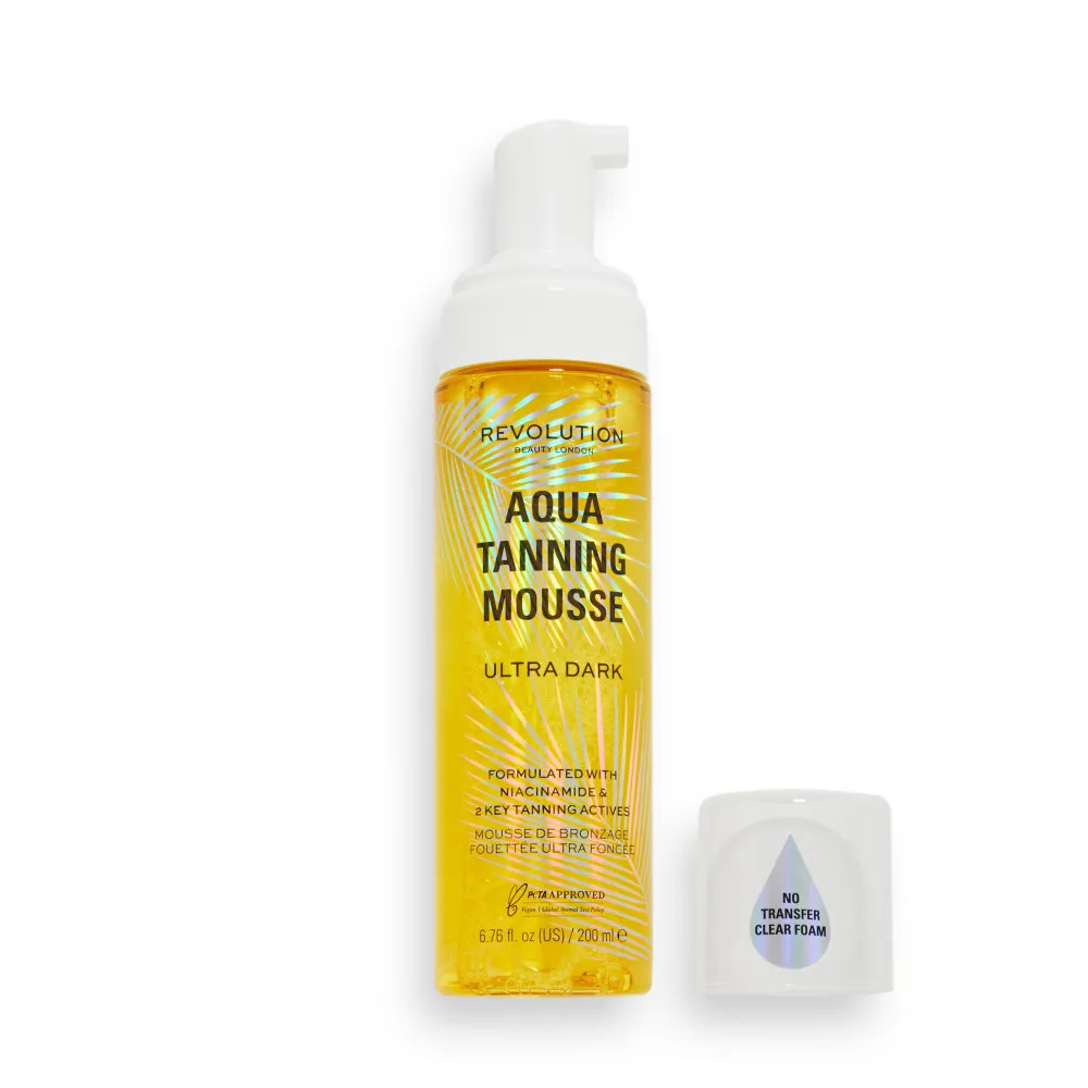 Revolution Skincare spuma autobronzanta - Aqua Tanning Mousse - Ultra Dark