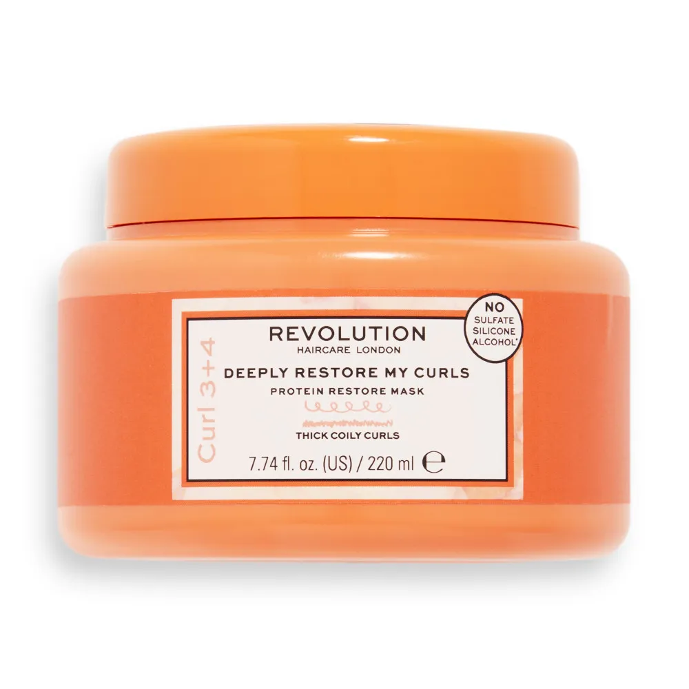 Revolution Haircare masca pentru par - Deeply Restore My Curls Protein Restore Mask