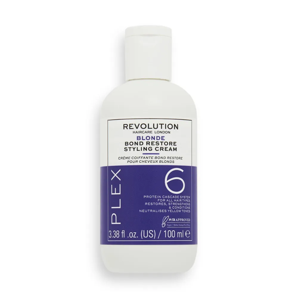 Revolution Haircare crema leave-in pentru par - Blonde Plex 6 Bond Restore Styling Cream (100ml)