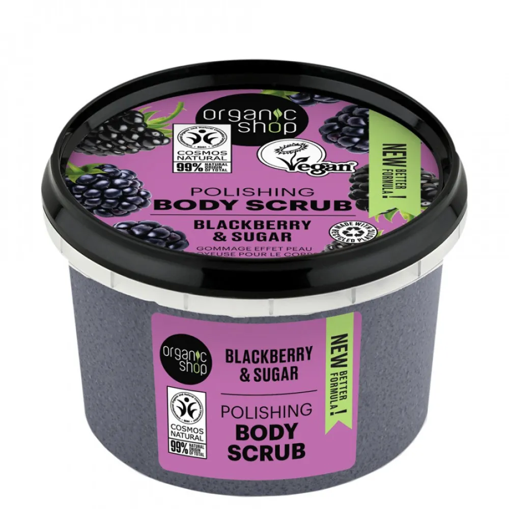 Organic Shop scrub pentru corp - Blackberry & Sugar Body Scrub