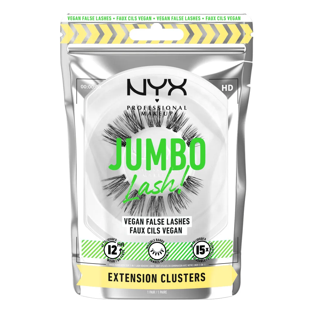 NYX Professional Makeup Jumbo Lash False Lashes  - gene false  Extension Clusters (LGLA01)   