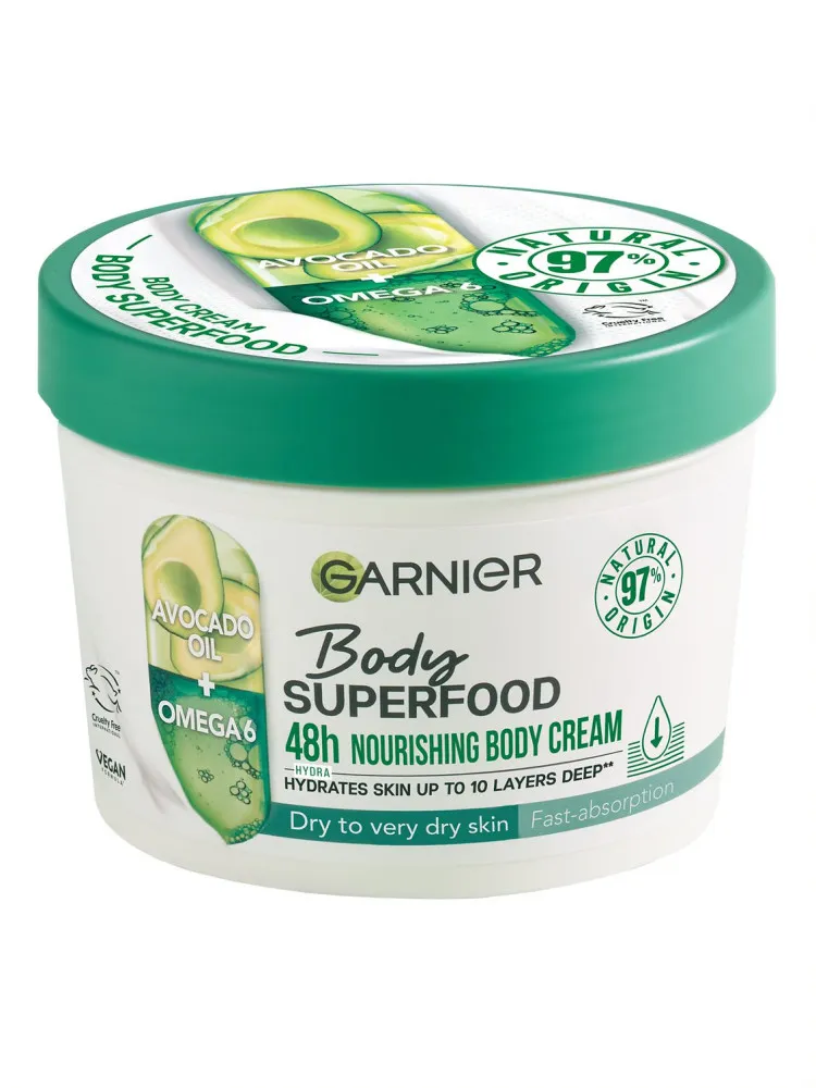 Garnier crema de corp - Body Superfood Nourishing Cream - Avocado & Omega 6