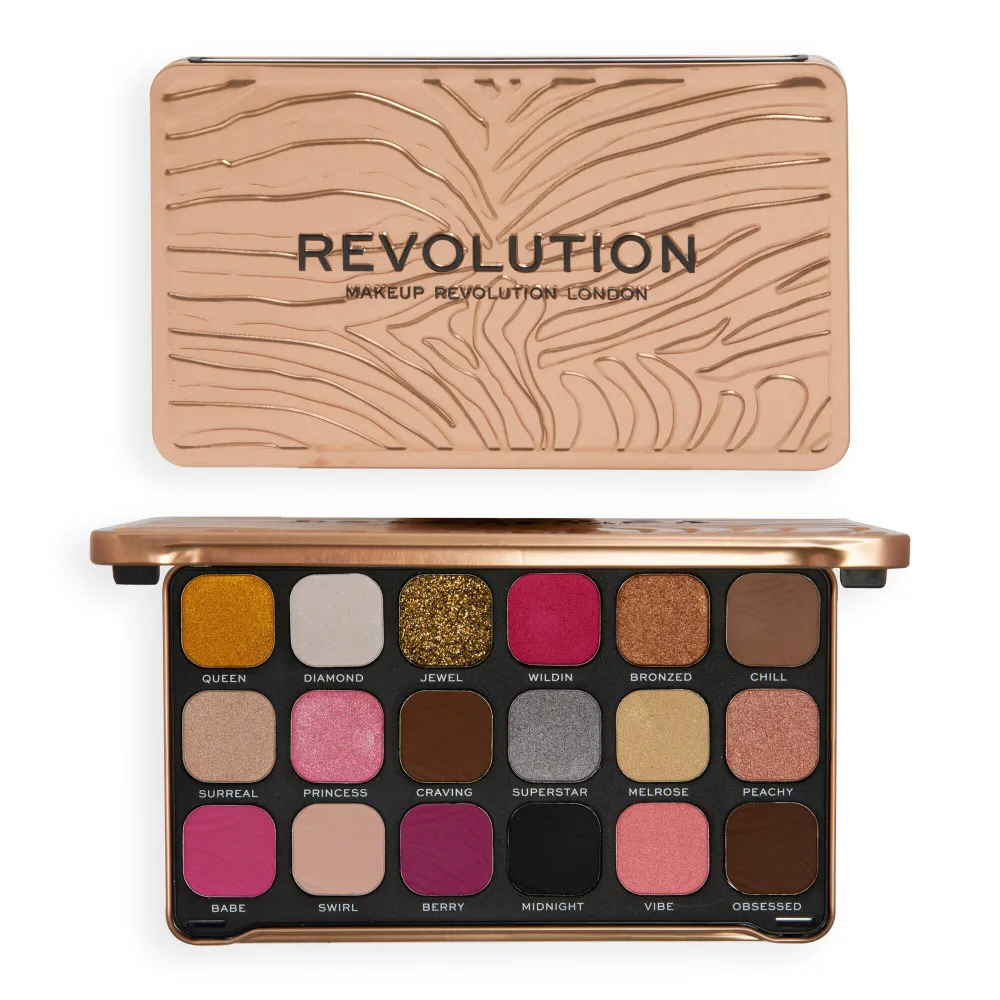 Revolution Forever Flawless Shadow Palette Bare Pink - paleta de farduri     