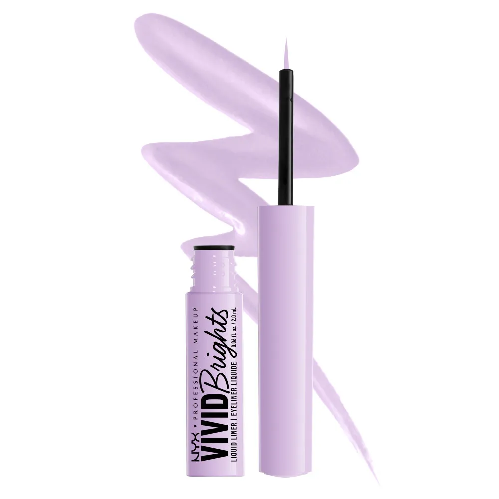 NYX Professional Makeup Vivid Brights Colored Liquid Eyeliner - Lilac Link (VBLL07)