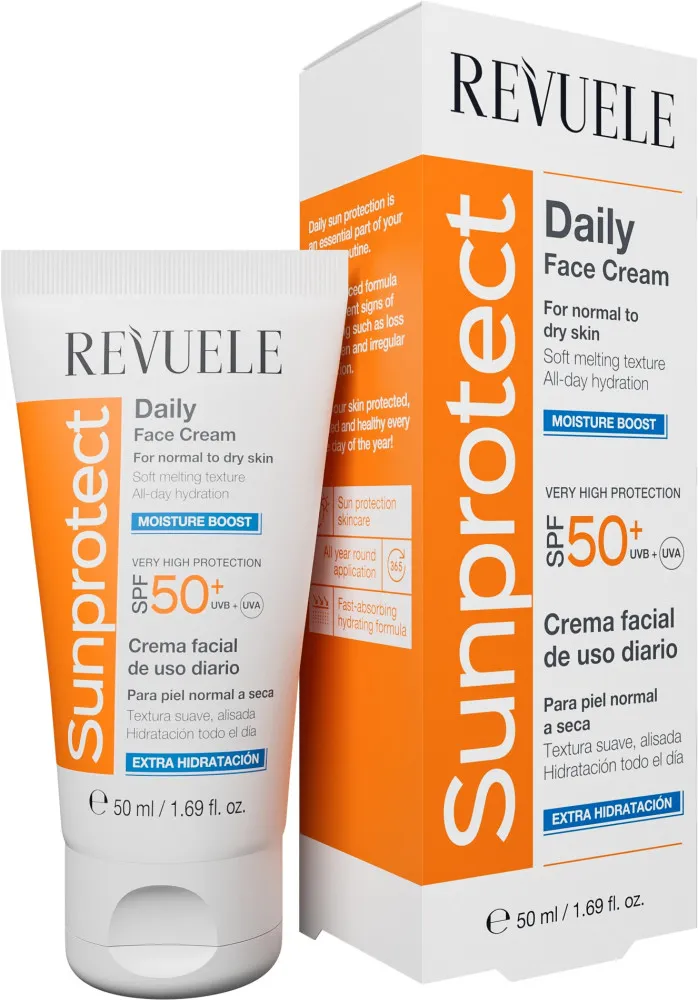 Revuele crema SPF - Sunprotect Daily Face Cream - Moisture Boost SPF 50+