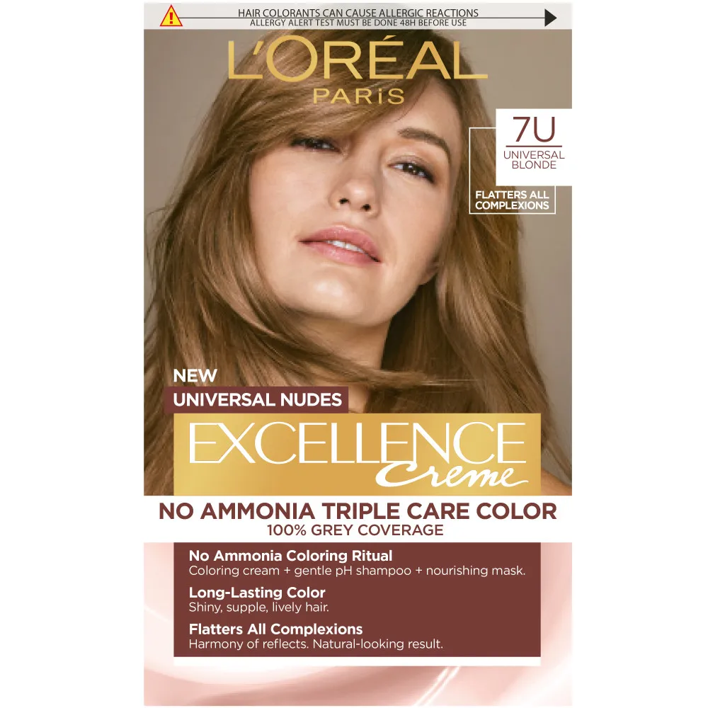 L’Oréal Paris vopsea de par - EXCELLENCE Nudes - 7U Universal Blonde