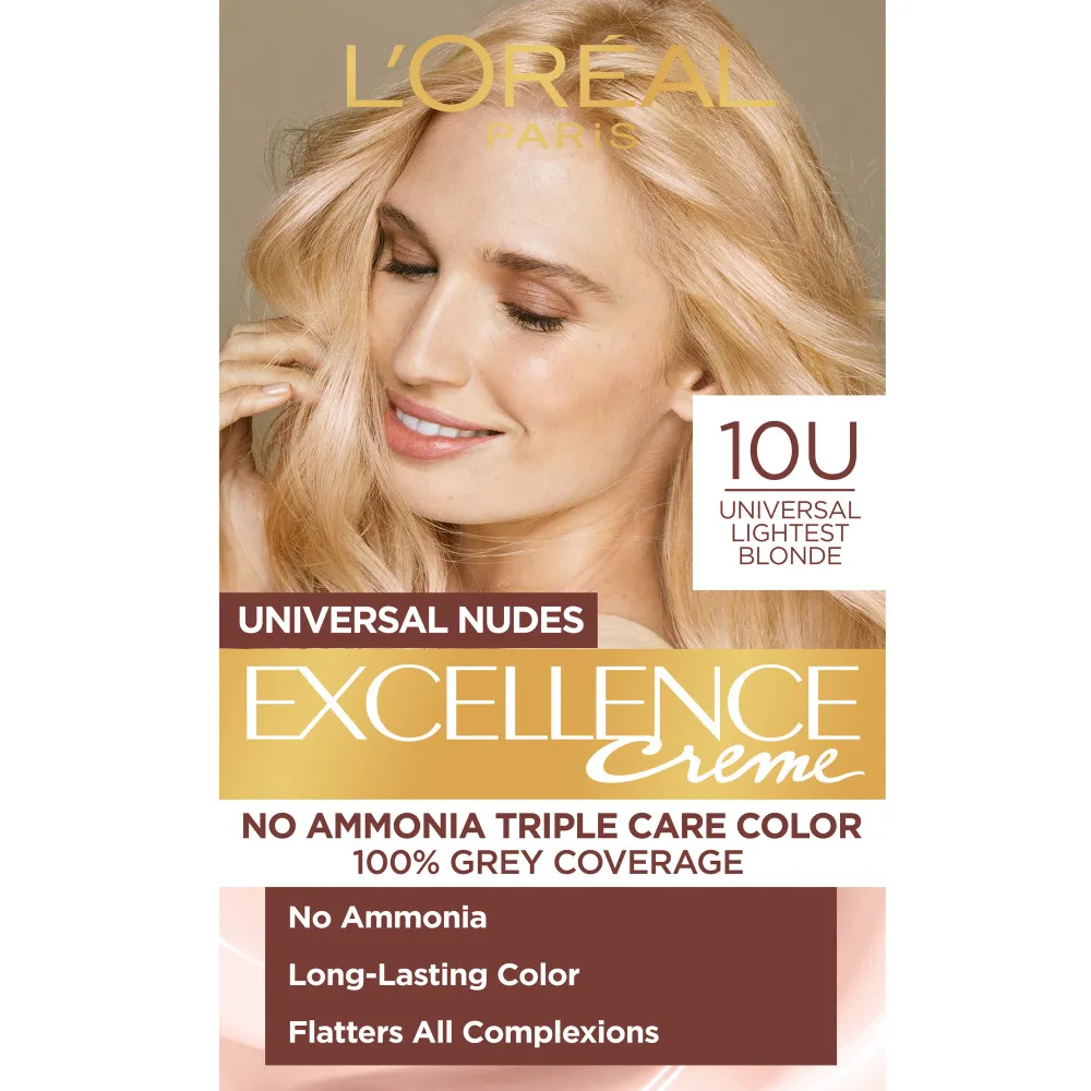 L’Oréal Paris vopsea de par - EXCELLENCE Nudes - 10U Universal Lightest Blonde