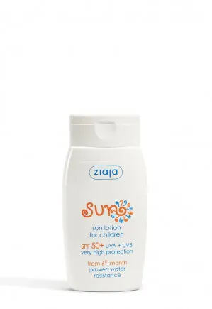 Ziaja lotiune de plaja pentru copii SPF - Sun Lotion For Children SPF50+