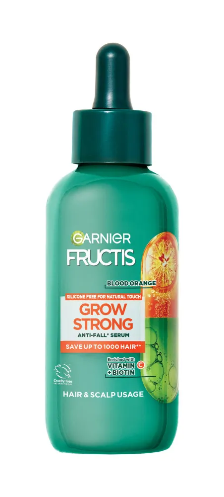 Garnier ser pentru par - Fructis Grow Strong Blood Orange Serum