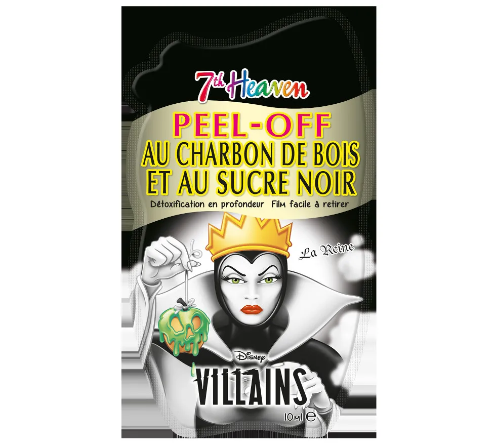 Montagne Jeunesse masca de fata - Charcoal & Black Sugar Peel-Off Face Mask - Disney Villains