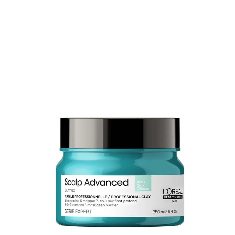 L'Oréal Professionnel Paris argila pentru par - Scalp Advanced Anti-Oiliness 2-In-1 Deep Purifier Clay