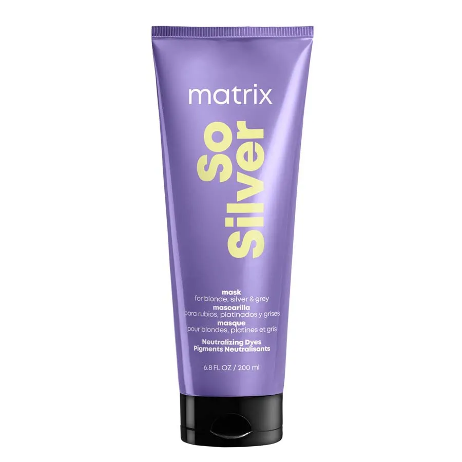 Matrix masca de par - Total Results So Silver Triple Power Toning Hair Mask for Blonde And Silver Hair