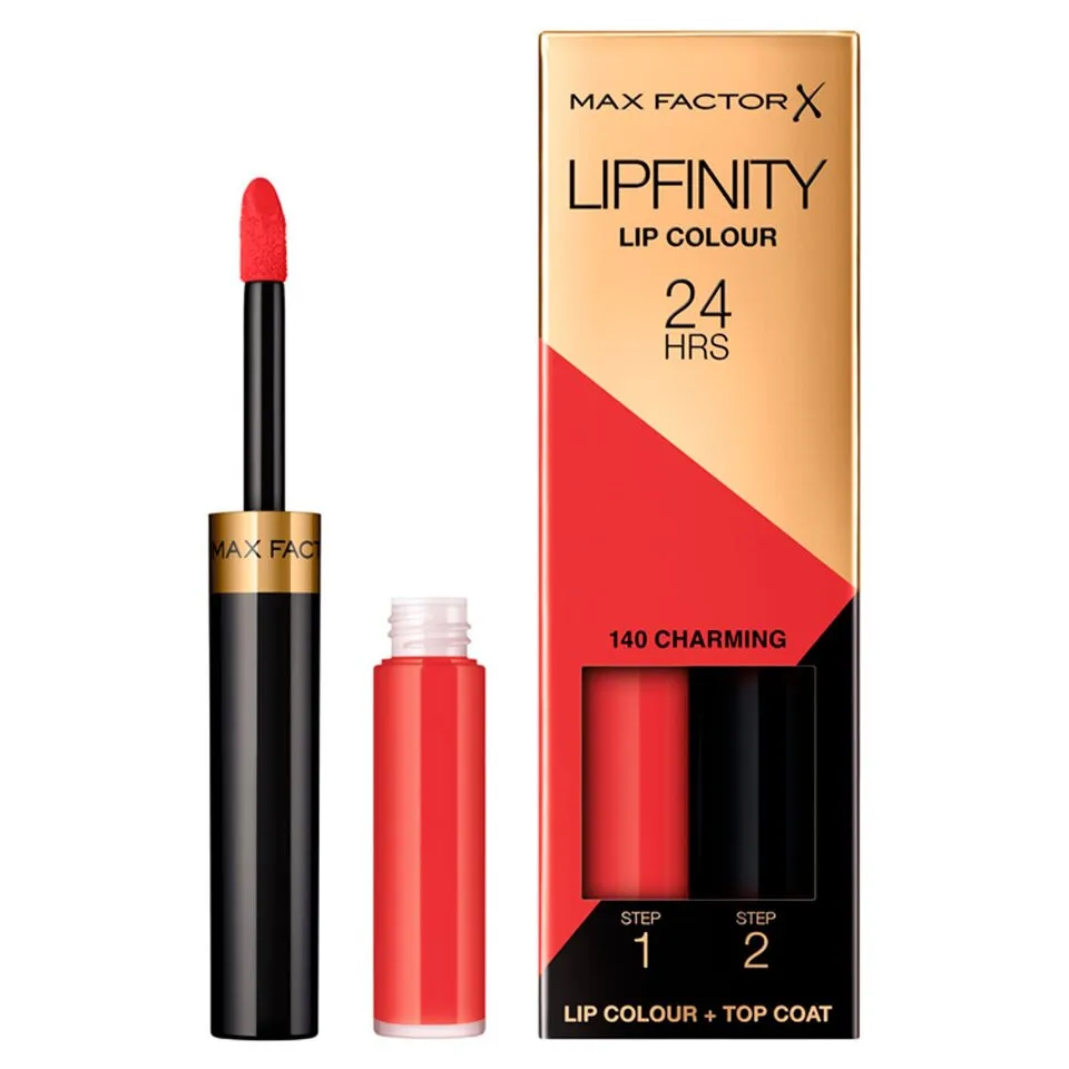 Max Factor Lipfinity 2-Step Long Lasting Lipstick - 140 Charming