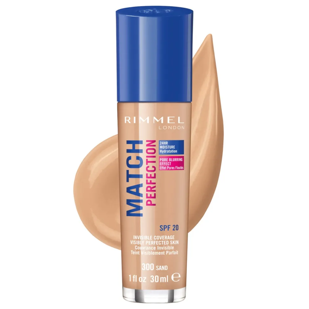 Rimmel London Match Perfection Foundation - 300 Sand