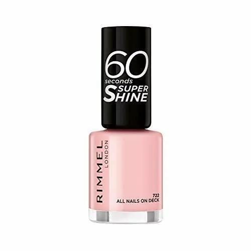 Rimmel London 60 Seconds Super Shine Nail Polish - 722 All Nails On Deck