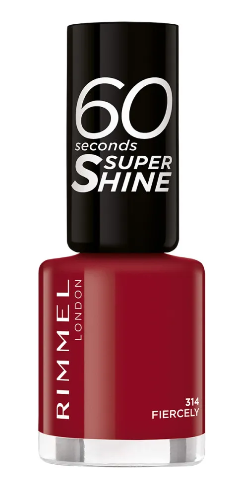 Rimmel London 60 Seconds Super Shine Nail Polish - 314 Fiercely