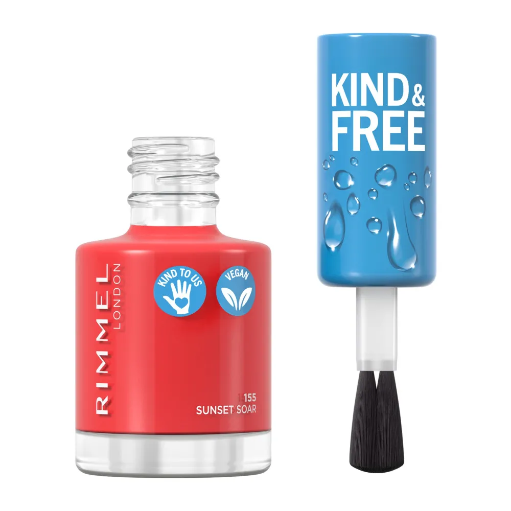 Rimmel London Kind & Free Nail Polish - 155 Sunset Soar