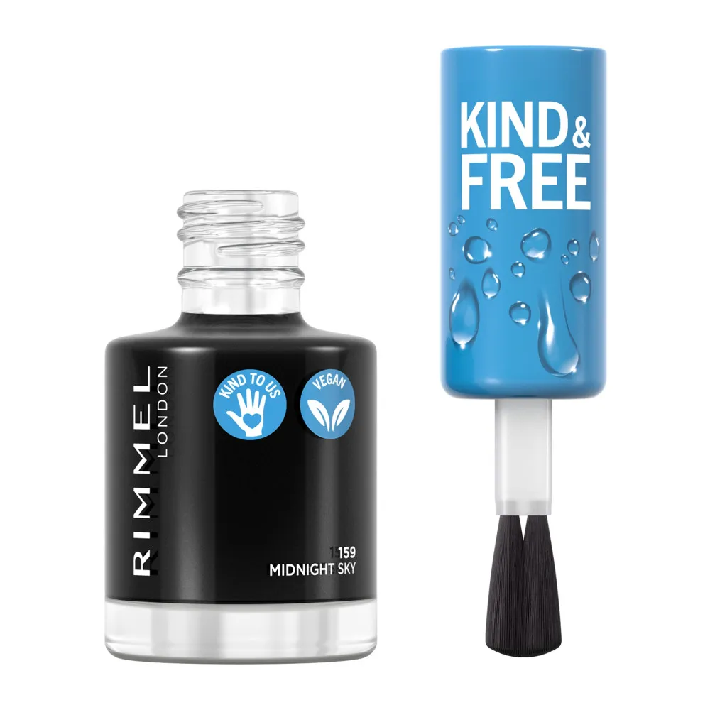 Rimmel London Kind & Free Nail Polish - 159 Midnight Sky