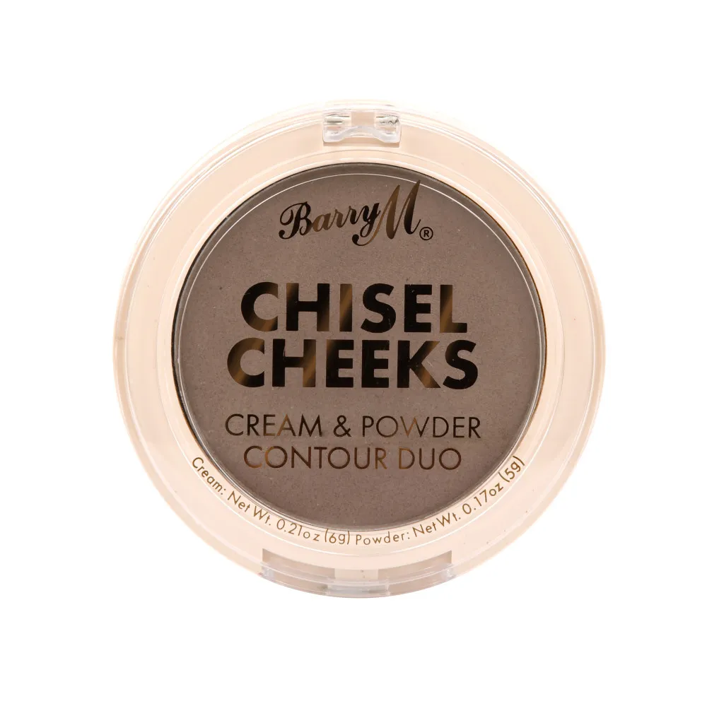 Barry M Chisel Cheeks Cream & Powder Contour Duo - Medium